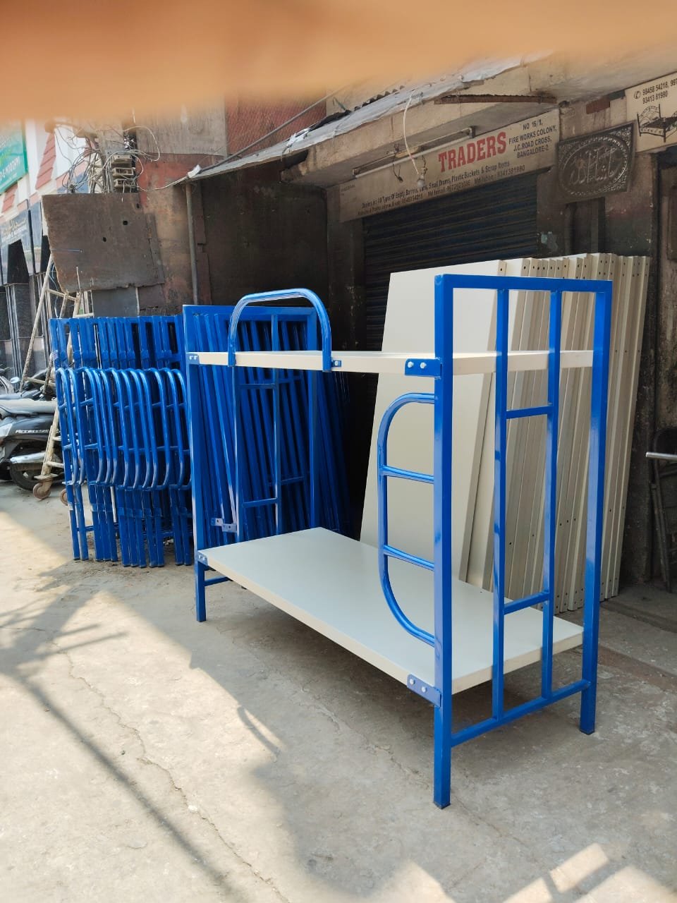 Steel Double Decker Bunk Bed